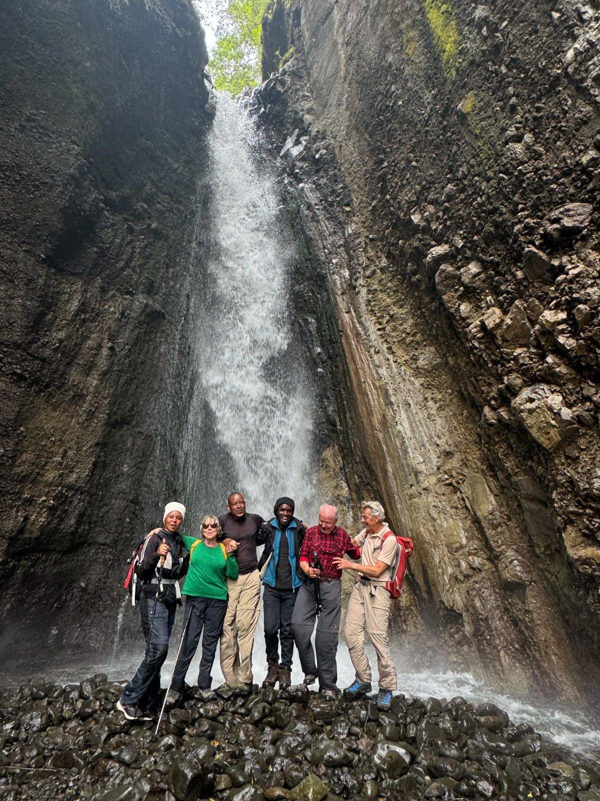 Tululusia Hill and waterfall